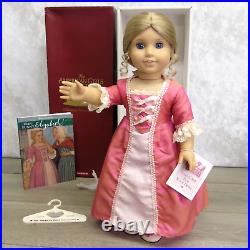 American Girl Pleasant Company Doll ELIZABETH In MEET OUTFIT Earrings Book BOX