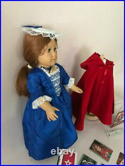 American Girl Pleasant Company FELICITY DOLL CHRISTMAS OUTFIT LOT