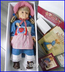 American Girl Pleasant Company KIRSTEN DOLL In MEET OUTFIT Shoes Accessories BOX