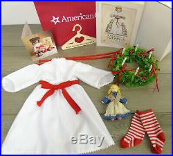 American Girl Pleasant Company KIRSTEN'S DOLL ST SAINT LUCIA OUTFIT WREATH BOX +
