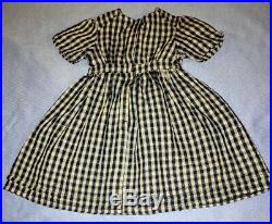 American Girl Pleasant Company Kirsten Checked Dress On The Trail Apron Outfit