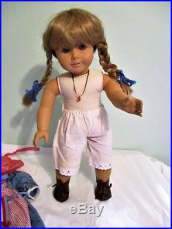 American Girl Pleasant Company Kirsten Larson 18 White body Doll Meet outfit
