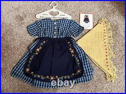 American Girl Pleasant Company Kirsten On The Trail Checked Dress Outfit Retired