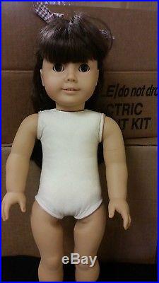 American Girl Pleasant Company White Body Dreamer Samantha w Meet Outfit &Access