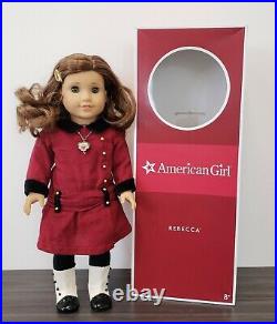 American Girl REBECCA 18 ORIGINAL Doll in Meet Outfit with Box, NO Book