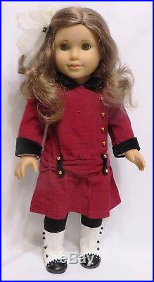 American Girl REBECCA RUBIN 18 Doll with1st MEET OUTFIT & MOVIE DRESS OUTFIT