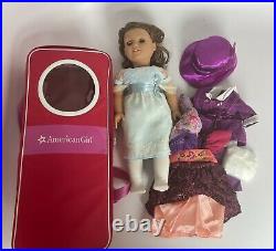 American Girl REBECCA Retired 3 outfits & Carrying case Excellent