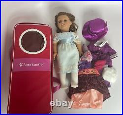 American Girl REBECCA Retired 3 outfits & Carrying case Excellent