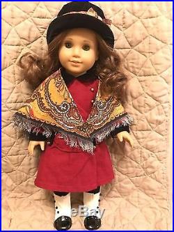 American Girl Rebecca Rubin 18 Doll, Classic, withBook Box Meet Outfit Acessories