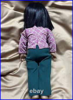 American Girl Retired Ivy Ling 18 Doll withMeet Outfit & Chinese New Year Outfit