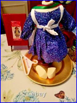 American Girl Retired Kirsten's Baking Outfit & with Bubble Stickers