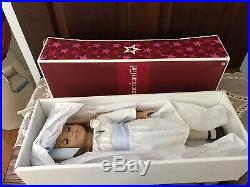 American Girl Retired Pleasant Company Nellie Doll In Box With Necklace & Outfits