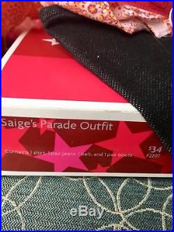 American Girl Saige Sage Doll GOTY 2013 Helmet Hat Outfits Accessories Books Box