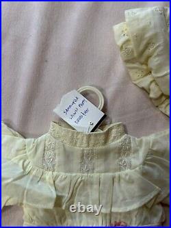 American Girl Samantha Lawn Party Dress & Hat 2004 Retired