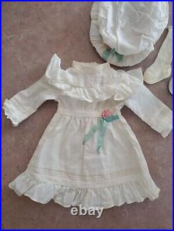 American Girl Samantha Lawn Party Outfit Dress Hat Shoes Sock