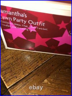 American Girl Samantha Lawn Party Outfit NIB NRFB RETIRED Complete