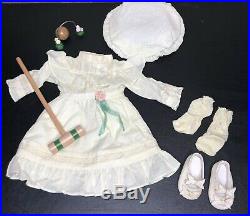 American Girl Samantha Sunday Lawn Party Dress Outfit croquet complete retired