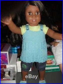 American Girl Sonali Doll Complete Meet outfit, book Reduced Price