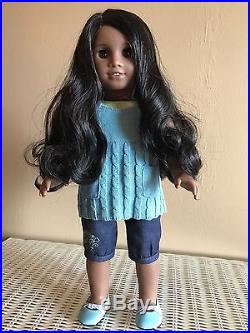 American Girl Sonali With Meet Outfit, Book And Box Goty
