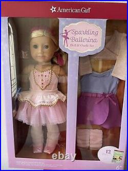 American Girl Sparkling Ballerina Doll & Outfit Set 12 Piece SET Blonde NIB NR