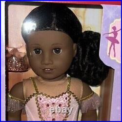 American Girl Sparkling Ballerina Doll + Outfit Set Dark Skin Truly Me