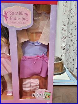 American Girl Sparkling Ballerina Doll & Outfit Set Dk Brown Hair Sonali COSTCO