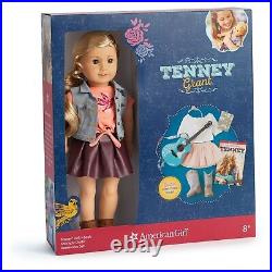 American Girl Tenney Grant Doll, Book, Spotlight Outfit/Guitar, Accessories set