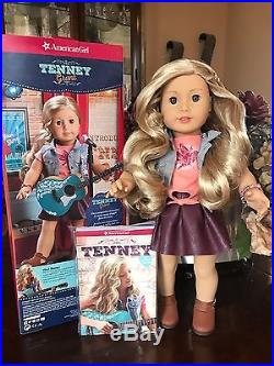 American Girl Tenney Grant Doll & Book WITH SPOTLIGHT OUTFIT Tenny NEW