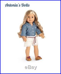 American Girl Tenney Grant Doll New WITH PICNIC OUTFIT & SPOTLIGHT OUTFIT