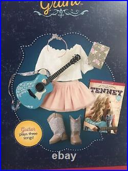 American Girl Tenney Grant Doll Spotlight Outfit Accessories Guitar NIB