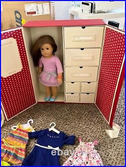 American Girl Truly Me Doll 18 with closet and clothes