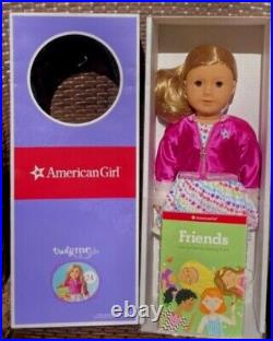 American Girl Truly Me Doll #24 Light Wavy Blond Hair Br Eyes Freckles NIB Book