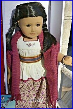 American Girl Vintage'03 JOSEPHINA Doll & WEAVING OUTFIT, BOOK + box MINTY