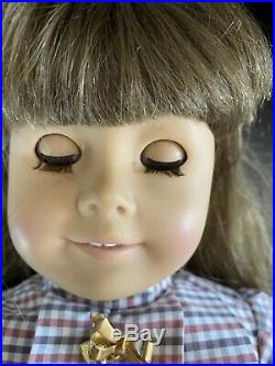 American Girl White Body Samantha Doll 1986 Original Outfit West Germany Locket