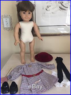 American Girl White body Samantha Pleasant Company In Meet Outfit / Acc 1986