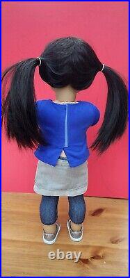 American Girl Z Yang 18 Asian Doll with original outfit retired
