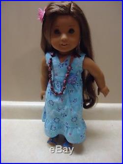 American Girl doll Kanani in box with full meet outfit