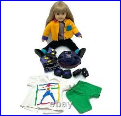 American Girl of Today Pleasant Co Doll #12 1st Day Outfit Inline Skate Gear 90s