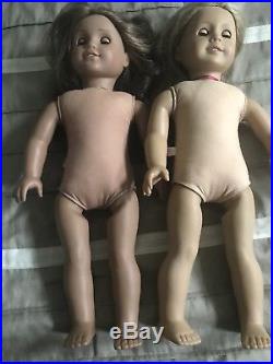 American girl LOT of 2 dolls, clothes/outfits, yoga mat, extras, Marisol &JLY