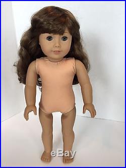 American girl doll Molly Collectors item Brown hair blue eyes curls meet outfit