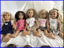 American girl doll collection