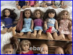 American girl doll collection