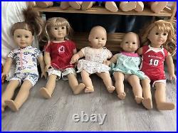 American girl doll collection