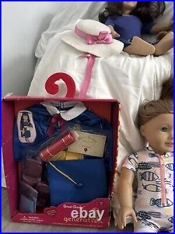 American girl doll collection