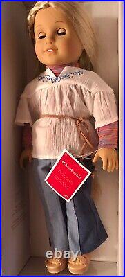 Authentic American Girl Doll JULIE & NRFB BOOK & MEET OUTFIT