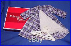 Authentic American Girl Kirsten Plaid Promise Outfit Retired