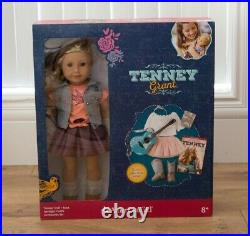 BRAND NEW AMERICAN GIRL TENNEY GRANT Doll Book Spotlight Outfit Guitar