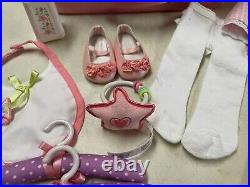 Bitty Baby Doll Deluxe Layette Starter Set W Suitcase Outfits Toys & More Lnw