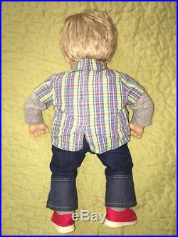 Bitty Twins From American Girl Blonde/Blue VGUC Retired Plaid Complete Outfits