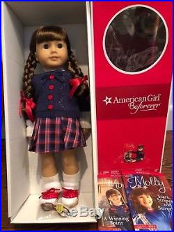 Brand New In Box American Girl Doll Molly W Meet Outfit, Pjs And Paperback